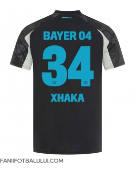 Bayer Leverkusen Granit Xhaka #34 Tricou Fotbal Replică 2024-25 Barbati Treilea